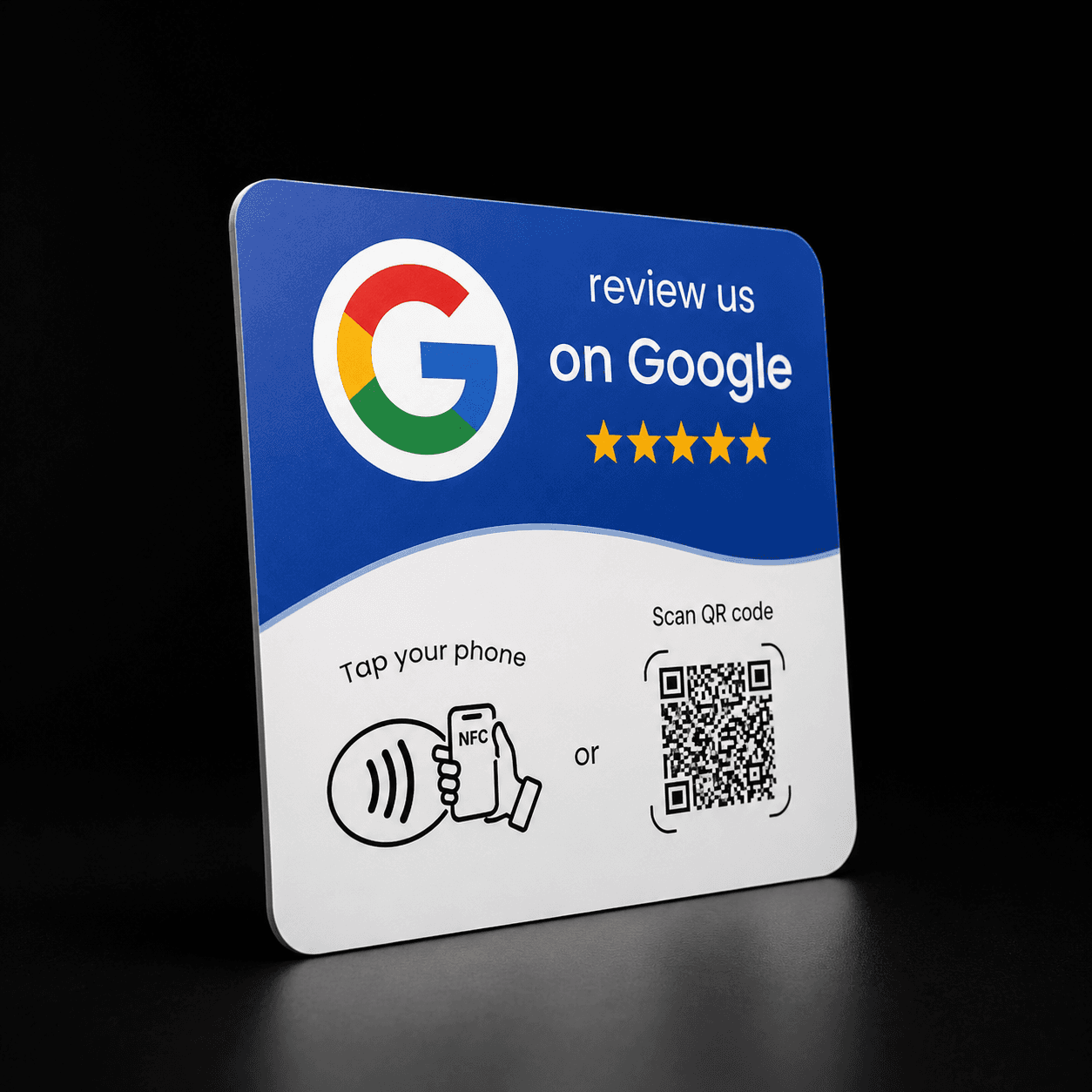 NFC kartička s Google recenzemi