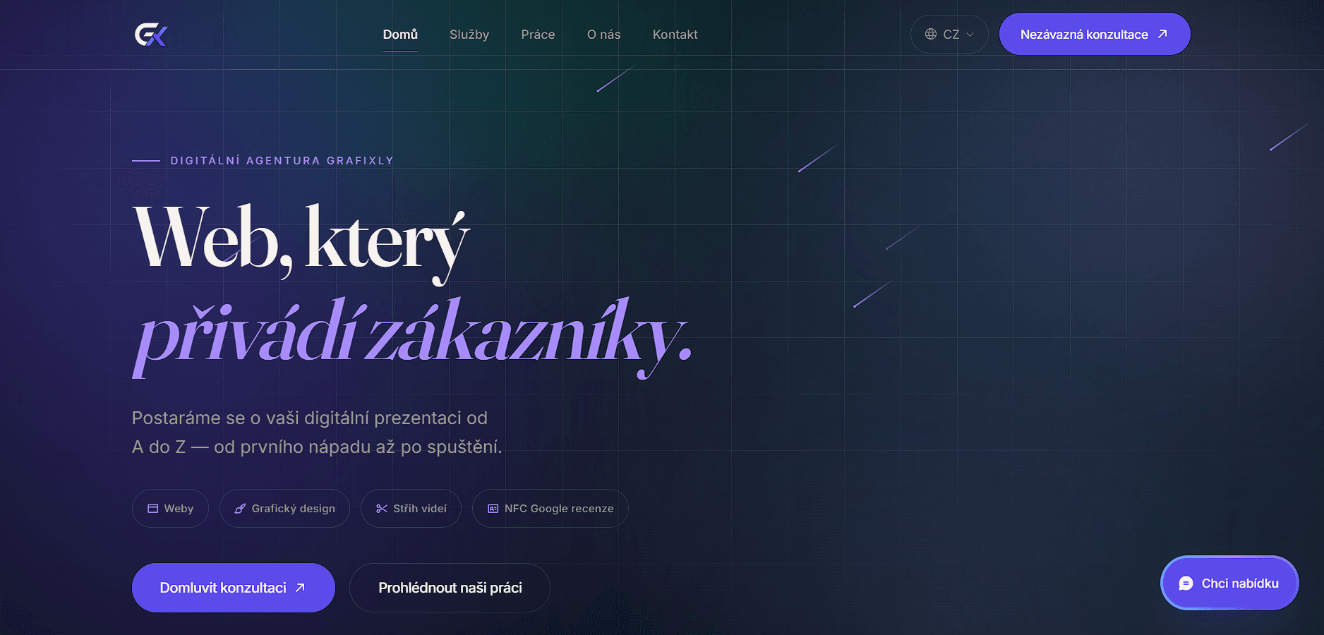 Náhled webu: Tento web